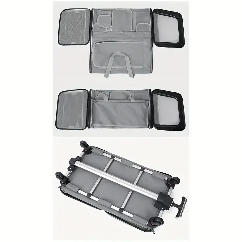 Extra Large Portable Pet Trolley Case Detachable Dog