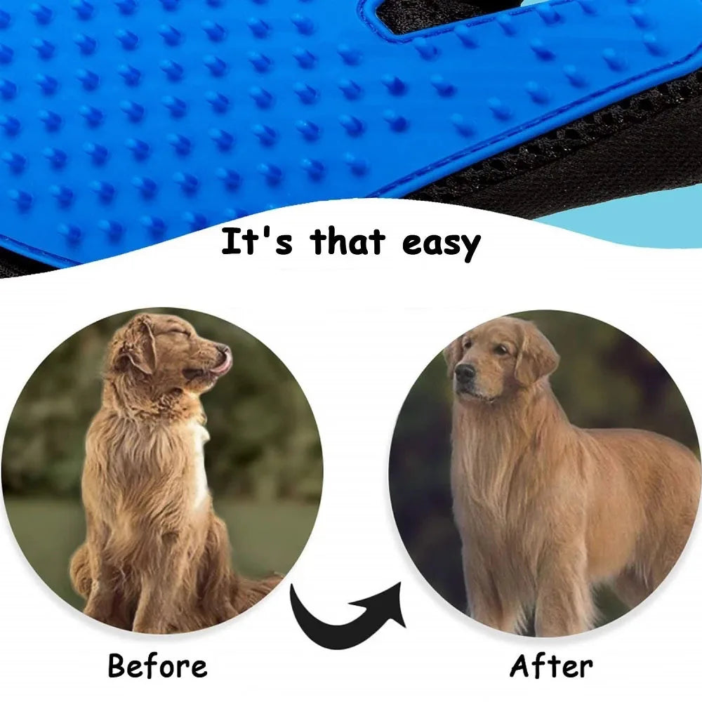 NONOR Rubber Pet Bath Brush Protection Silicone
