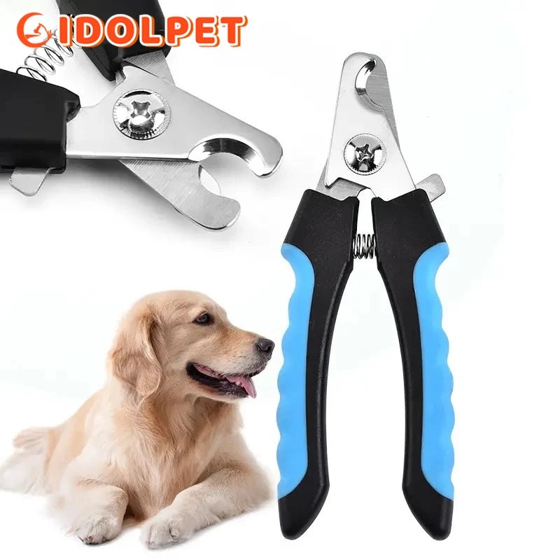 Professional Pet Nail Clipper with Safety Guard Stainless
