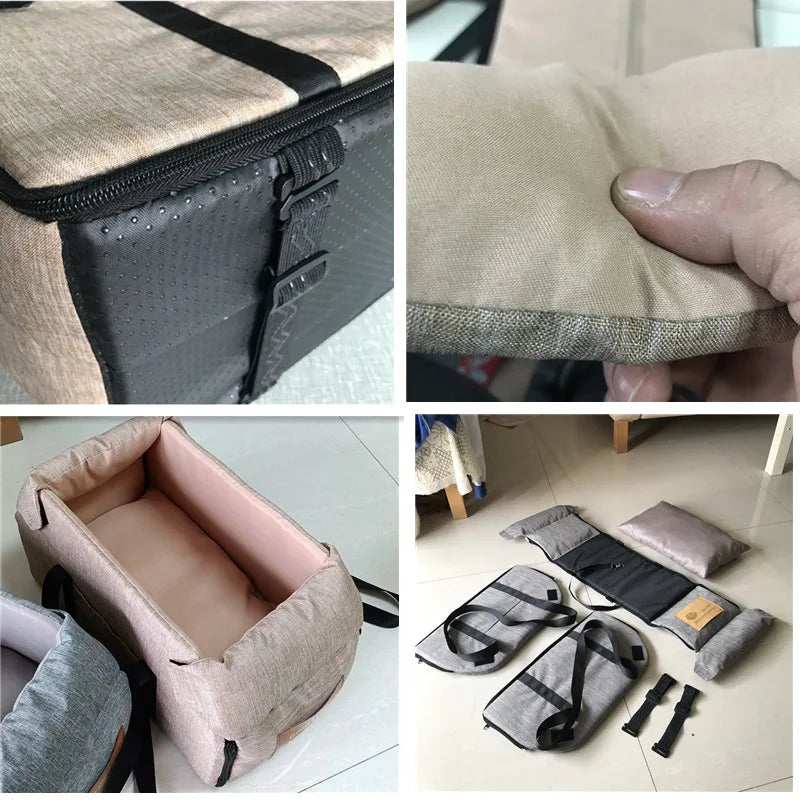 Dog Car Seat Bed Car Central Dog Car Seat Bed Portable