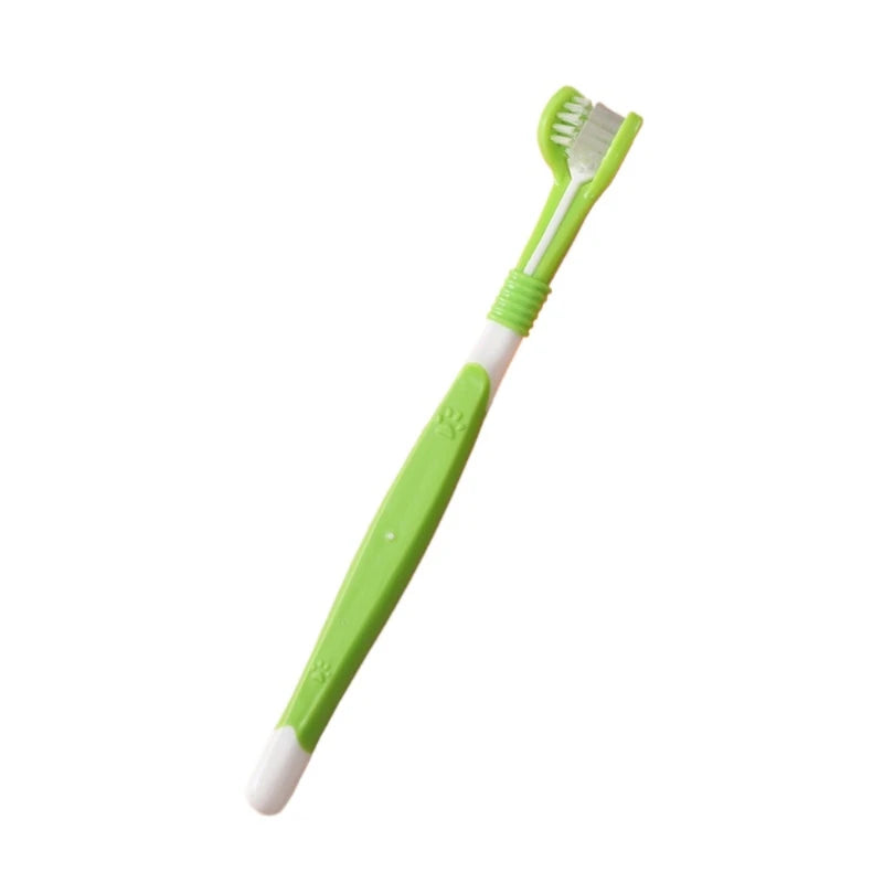 Pet Toothbrush Dog Plastic Toothbrush Removing Bad Breath