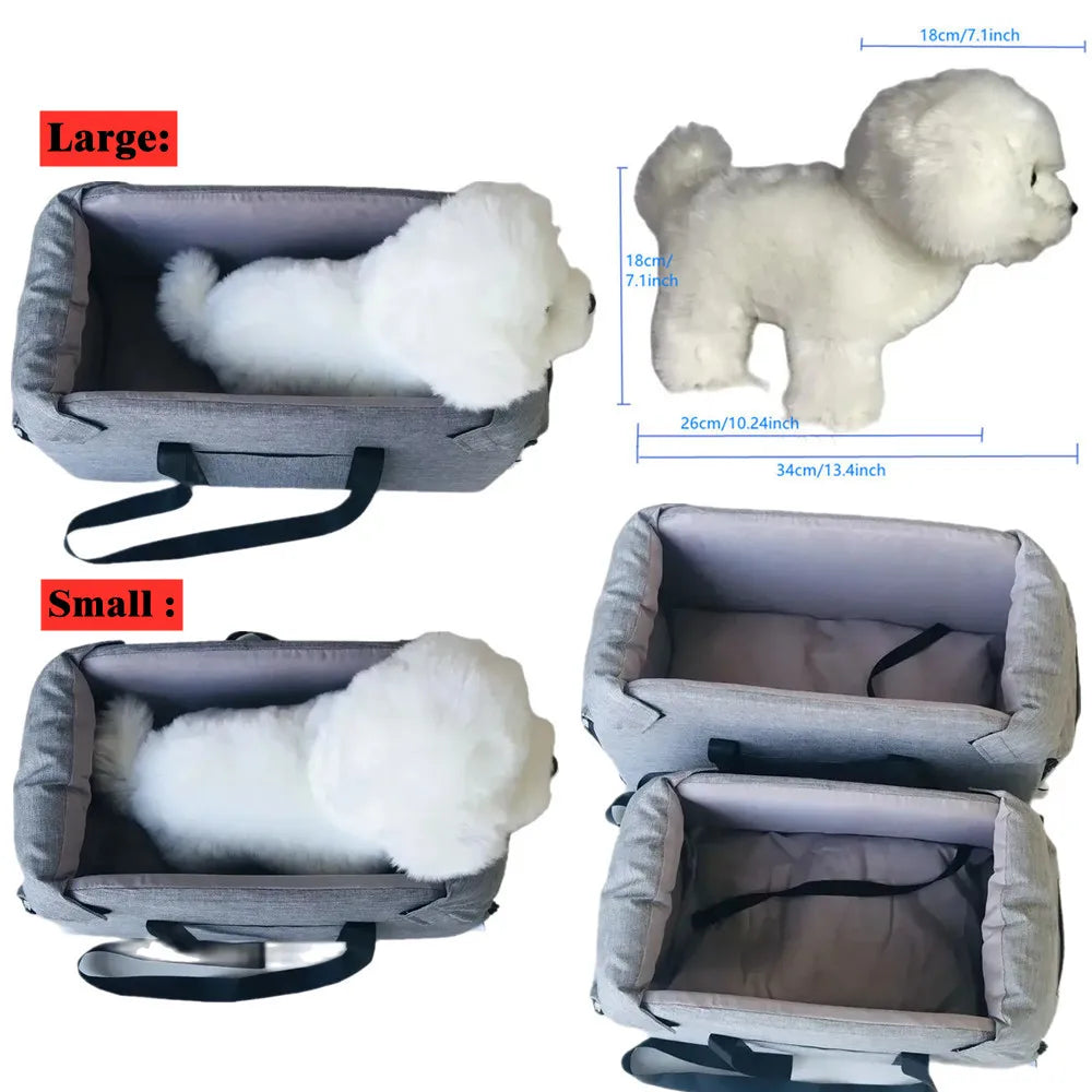 Dog Car Seat Bed Car Central Dog Car Seat Bed Portable