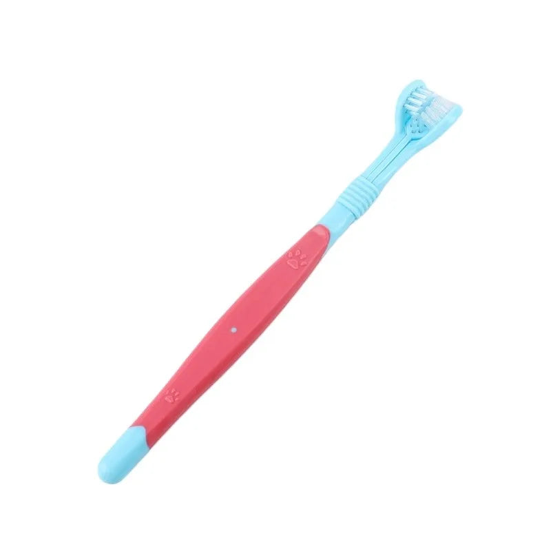Pet Toothbrush Dog Plastic Toothbrush Removing Bad Breath