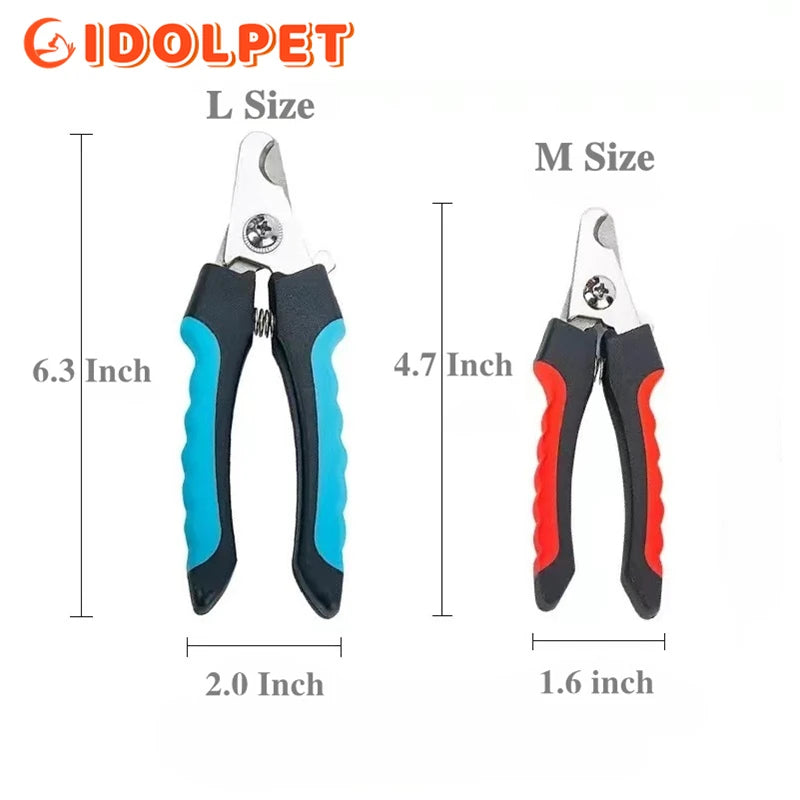 Professional Pet Nail Clipper with Safety Guard Stainless