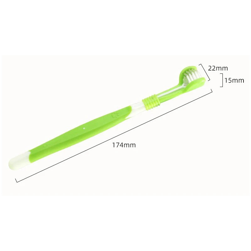 Pet Toothbrush Dog Plastic Toothbrush Removing Bad Breath