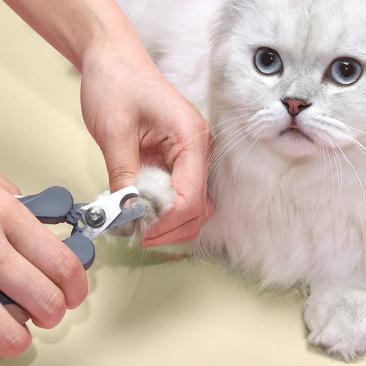 Professional Pet Nail Clipper with Safety Guard Stainless