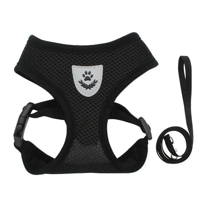 Summer Cat Dog Harness Lead Leash Adjustable Vest