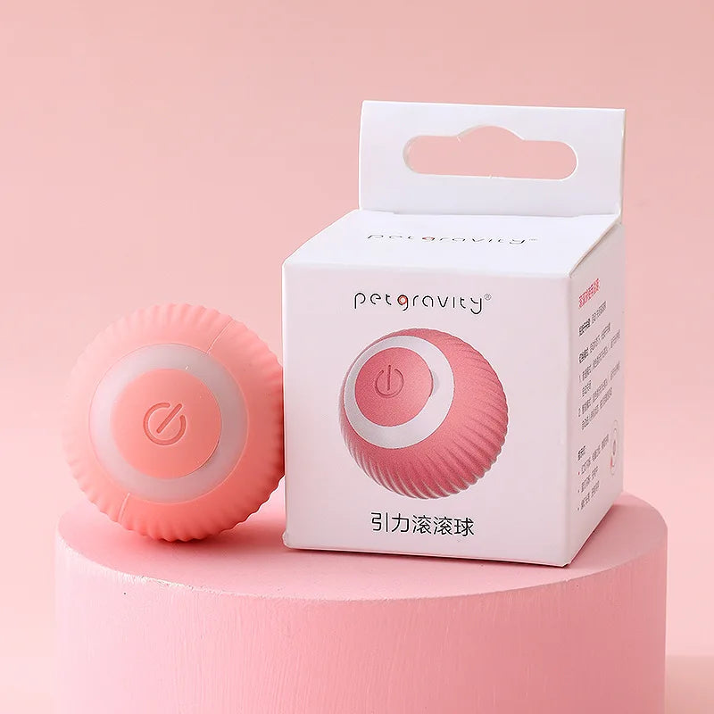 Pet Automatic Rolling Cat Toy Training Self-propelled