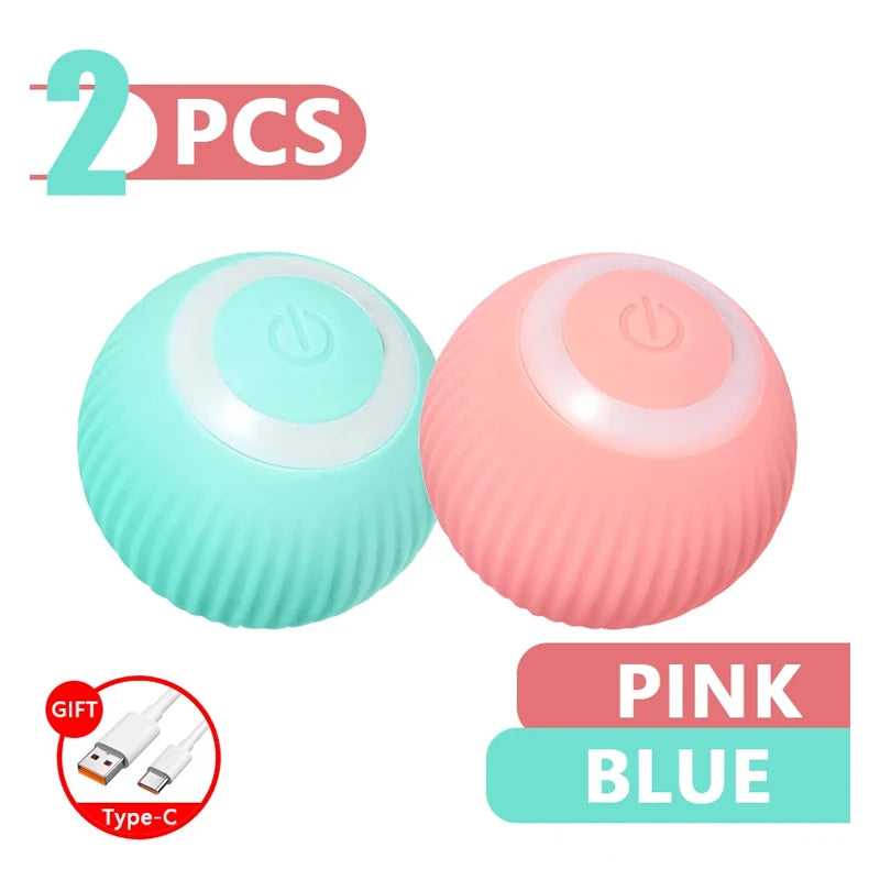 Pet Automatic Rolling Cat Toy Training Self-propelled