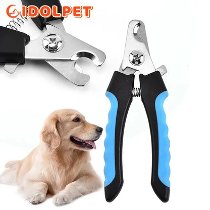 Professional Pet Nail Clipper with Safety Guard Stainless