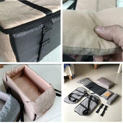 Dog Car Seat Bed Car Central Dog Car Seat Bed Portable