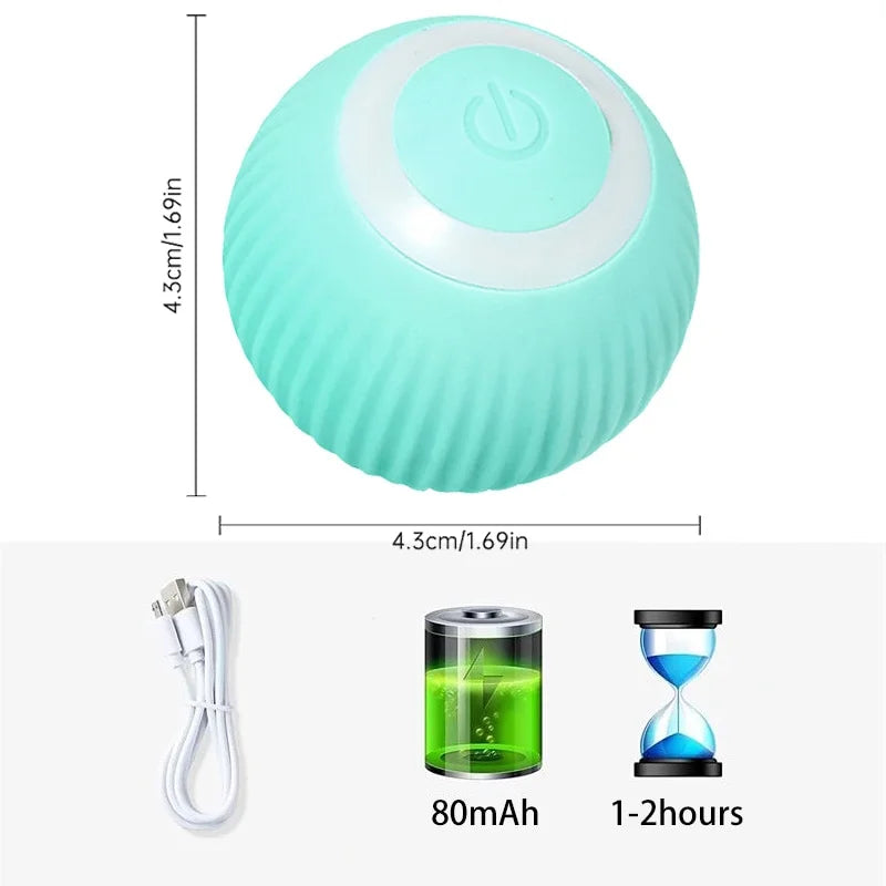 Pet Automatic Rolling Cat Toy Training Self-propelled