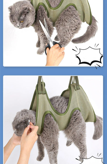 Cat Grooming nail cutting anti scratch bite fixed bag