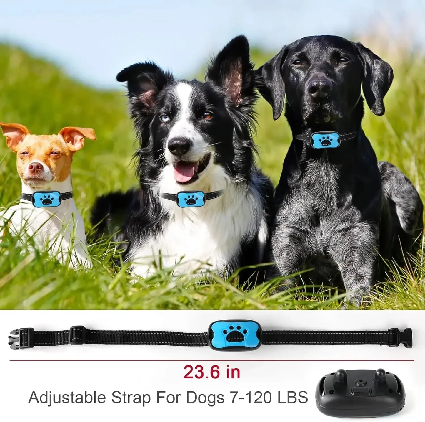 Pet Dog Anti Barking Device USB Rechargeable Dogs